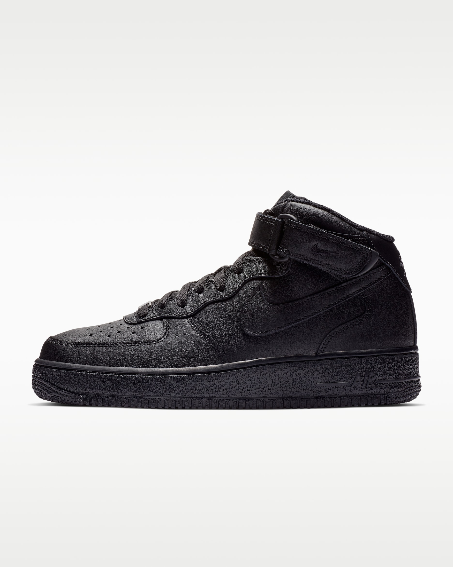Nike Air Force 1 Mid '07 — Black/Black