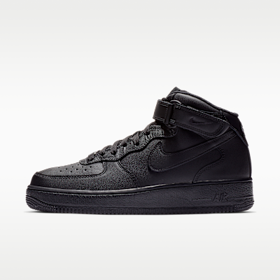 Nike Air Force 1 Mid '07 — Black/Black