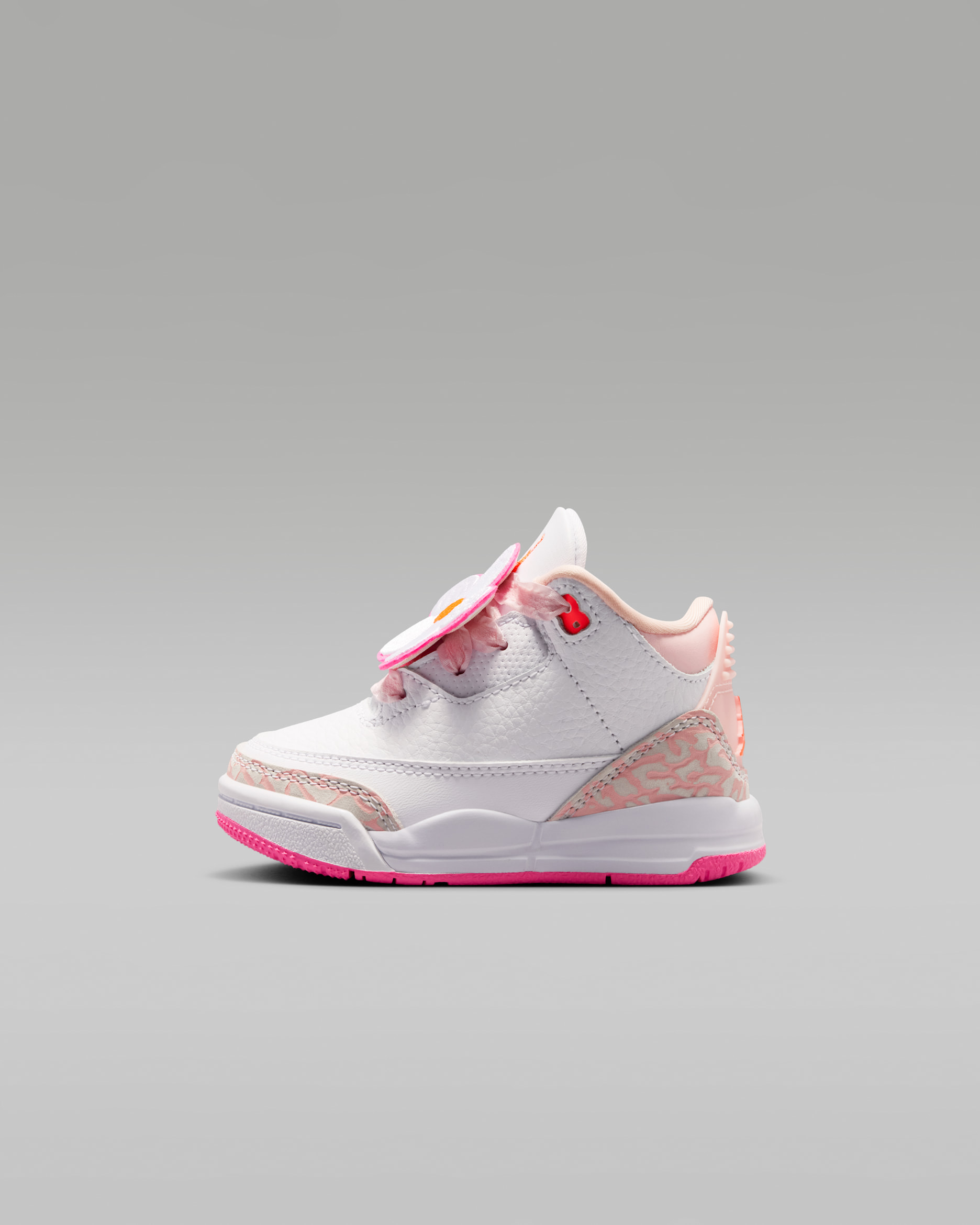 Jordan 3 Retro — Pearl Pink/Pink Bloom/Pink Glow/Hyper Orange