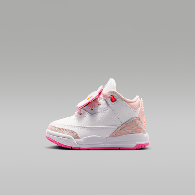 Jordan 3 Retro — Pearl Pink/Pink Bloom/Pink Glow/Hyper Orange