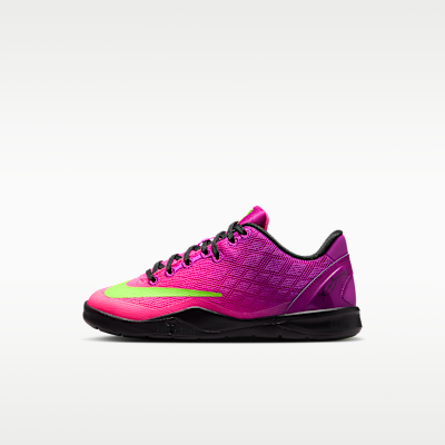 Kobe 8 'Mambacurial' — Red Plum/Pink Flash/Electric Green
