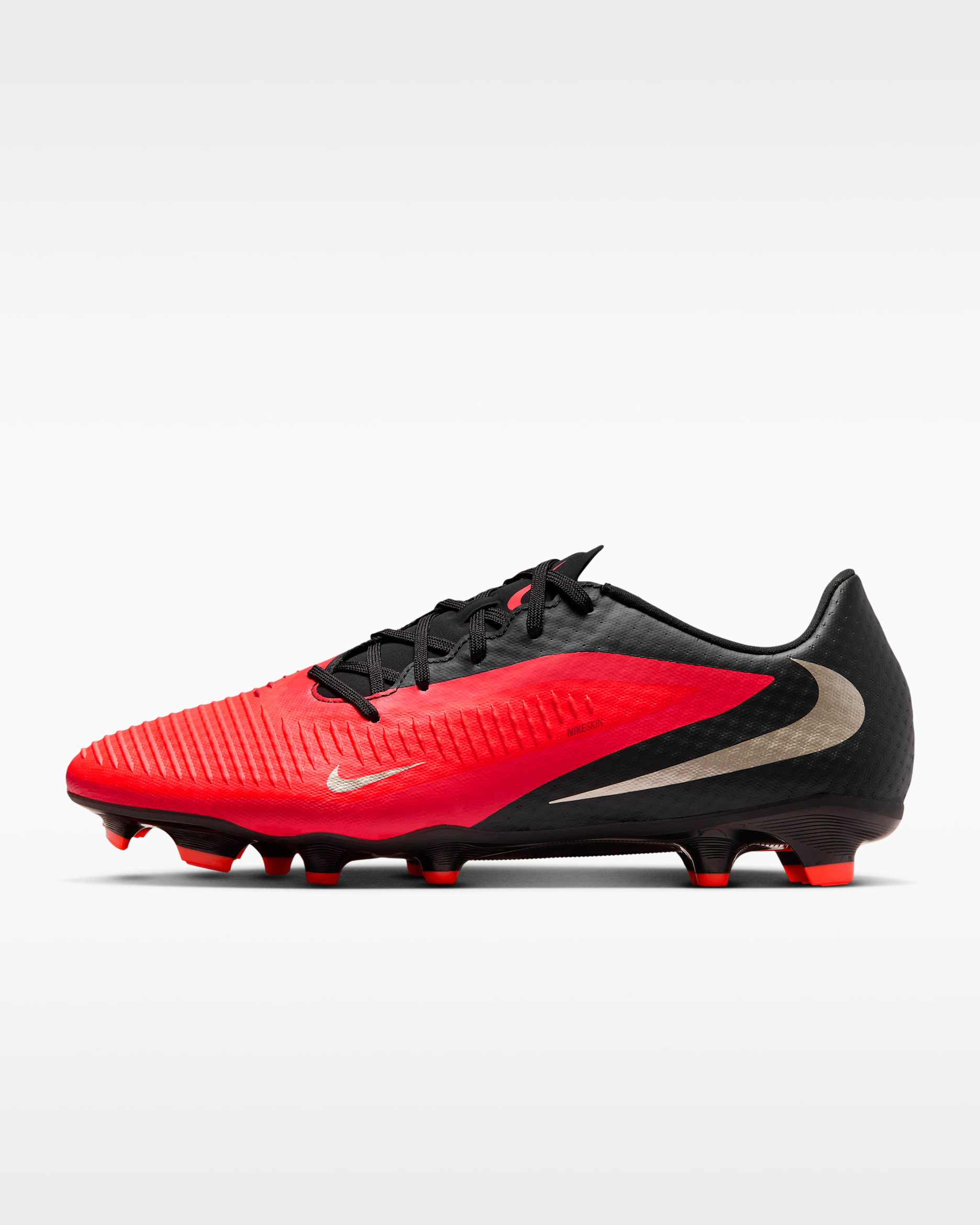 Nike Phantom 6 Low Academy — Bright Crimson/Black/Blur
