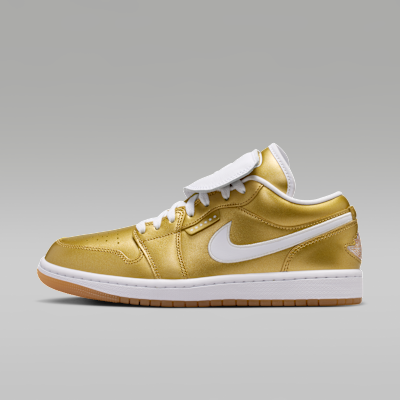 Air Jordan 1 Low — Gold/White/Gum Yellow/Gold
