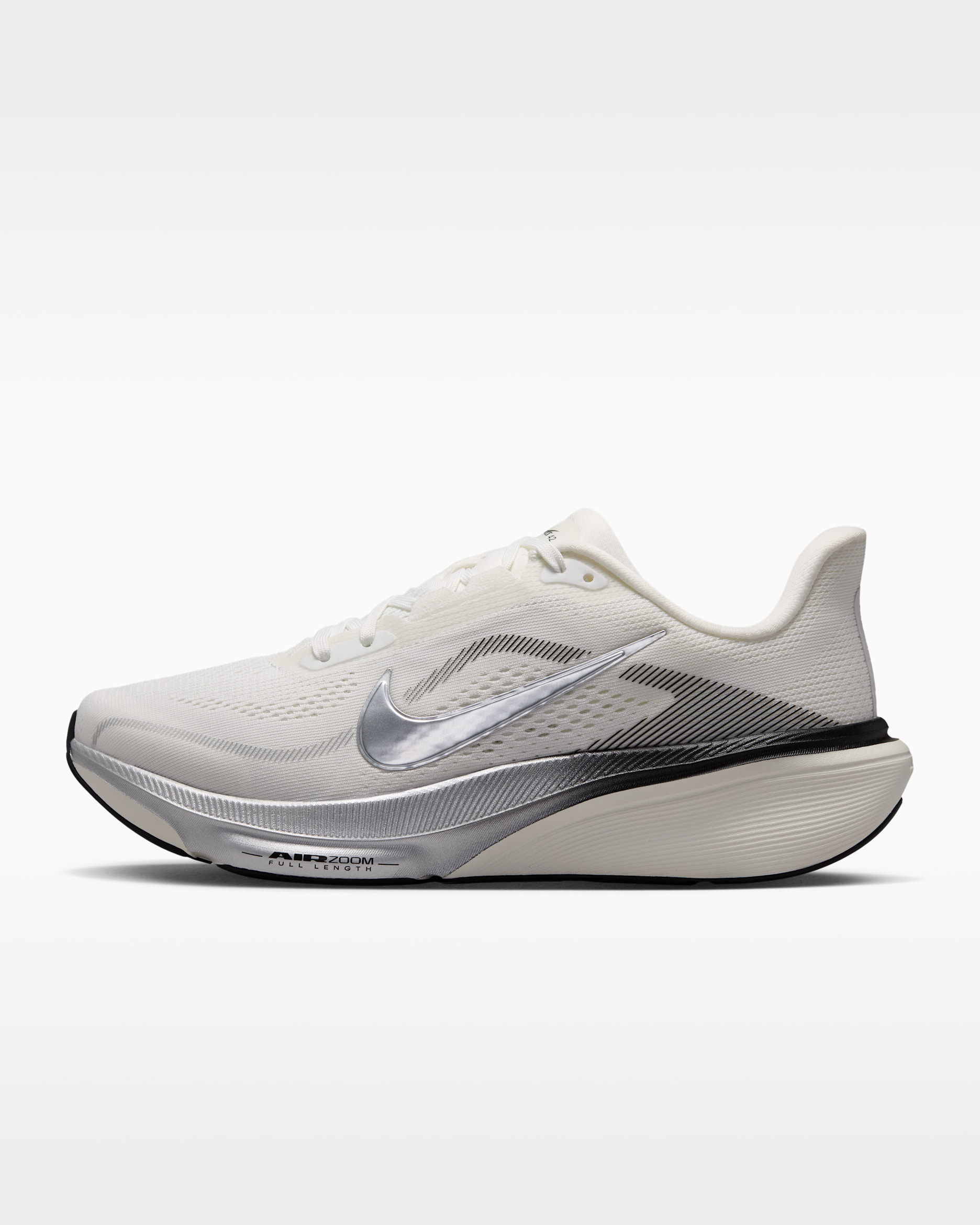 Nike Pegasus 42 — Summit White/Sail/Black/Metallic Silver