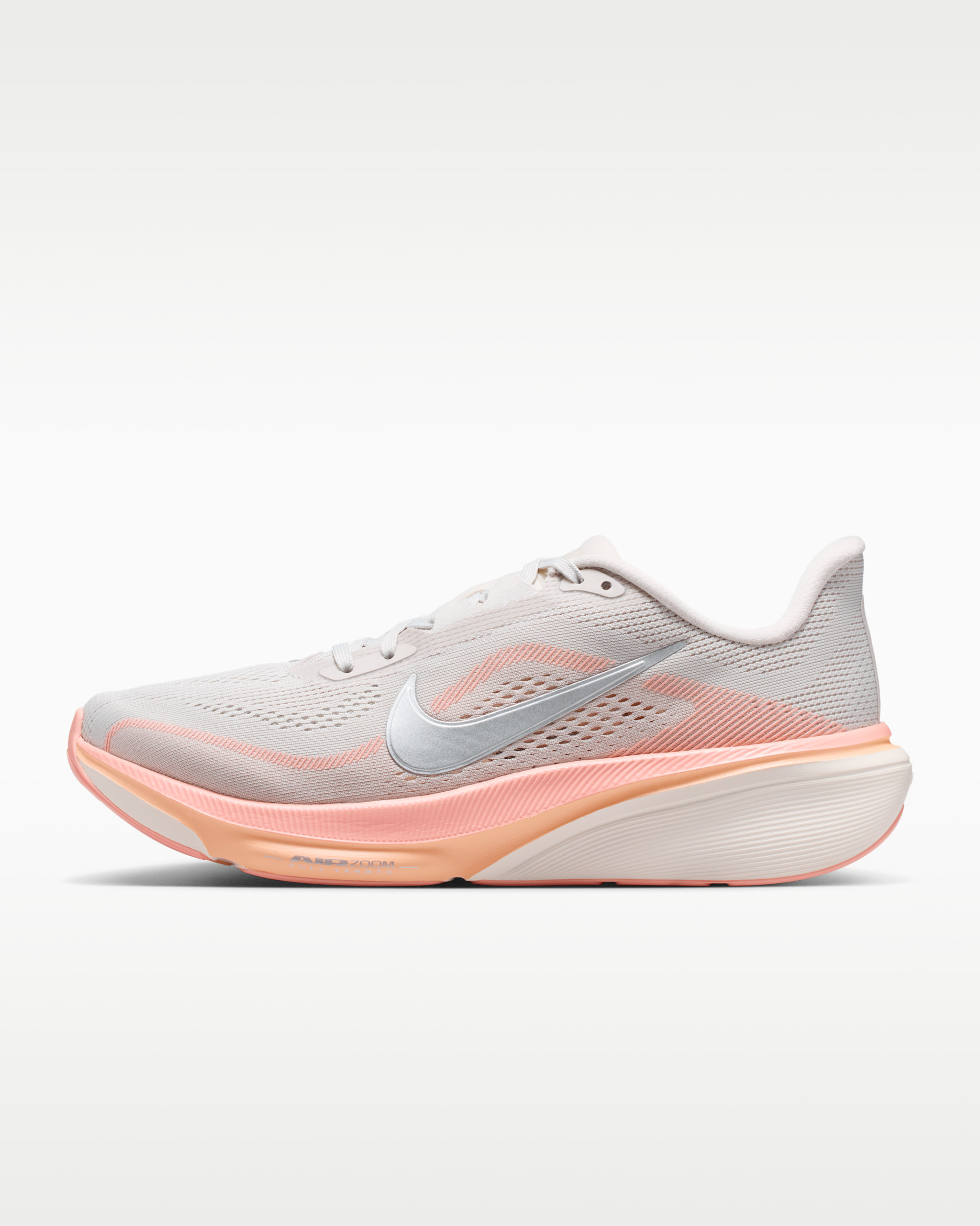 Nike Pegasus 42 — Light Bone/Arctic Orange/Chalk/Metallic Silver
