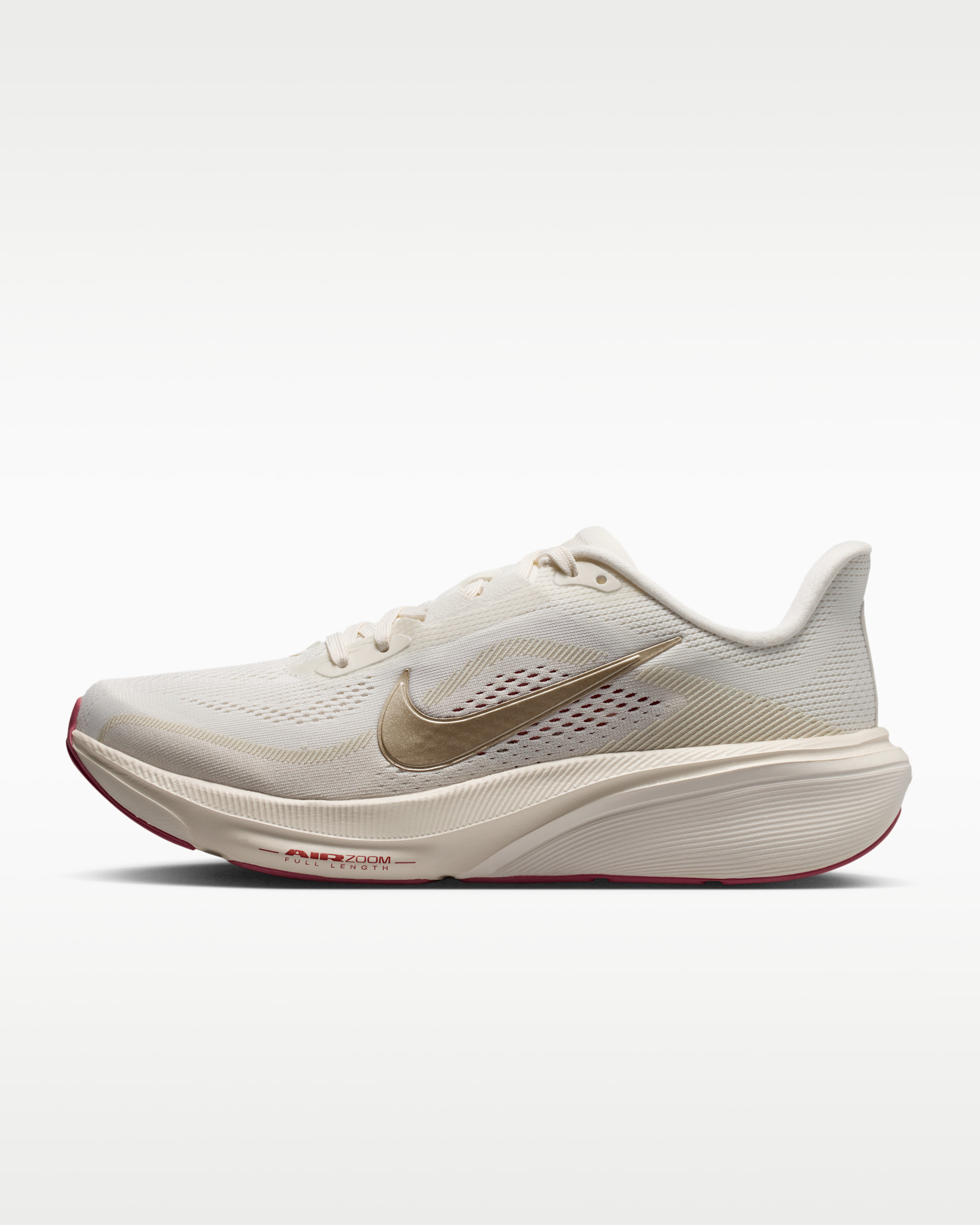 Nike Pegasus 42 — Phantom/Chalk/Sail/Metallic Gold Grain