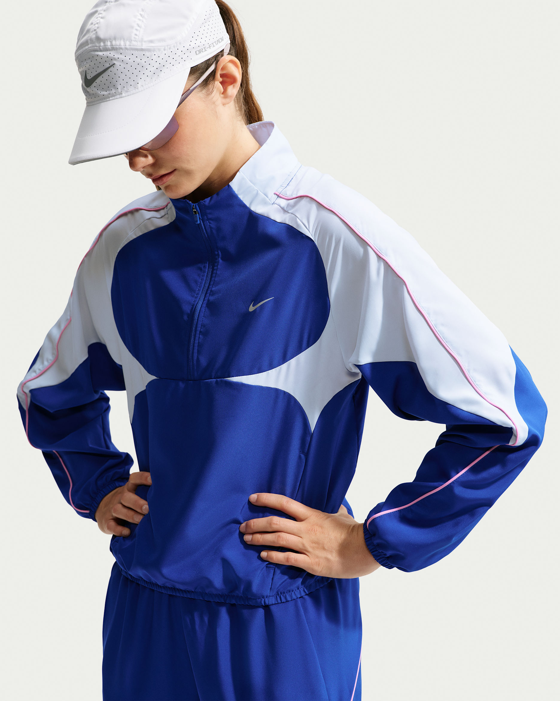 Nike Tempo Swoosh — Old Royal/Football Grey/Pink Rise