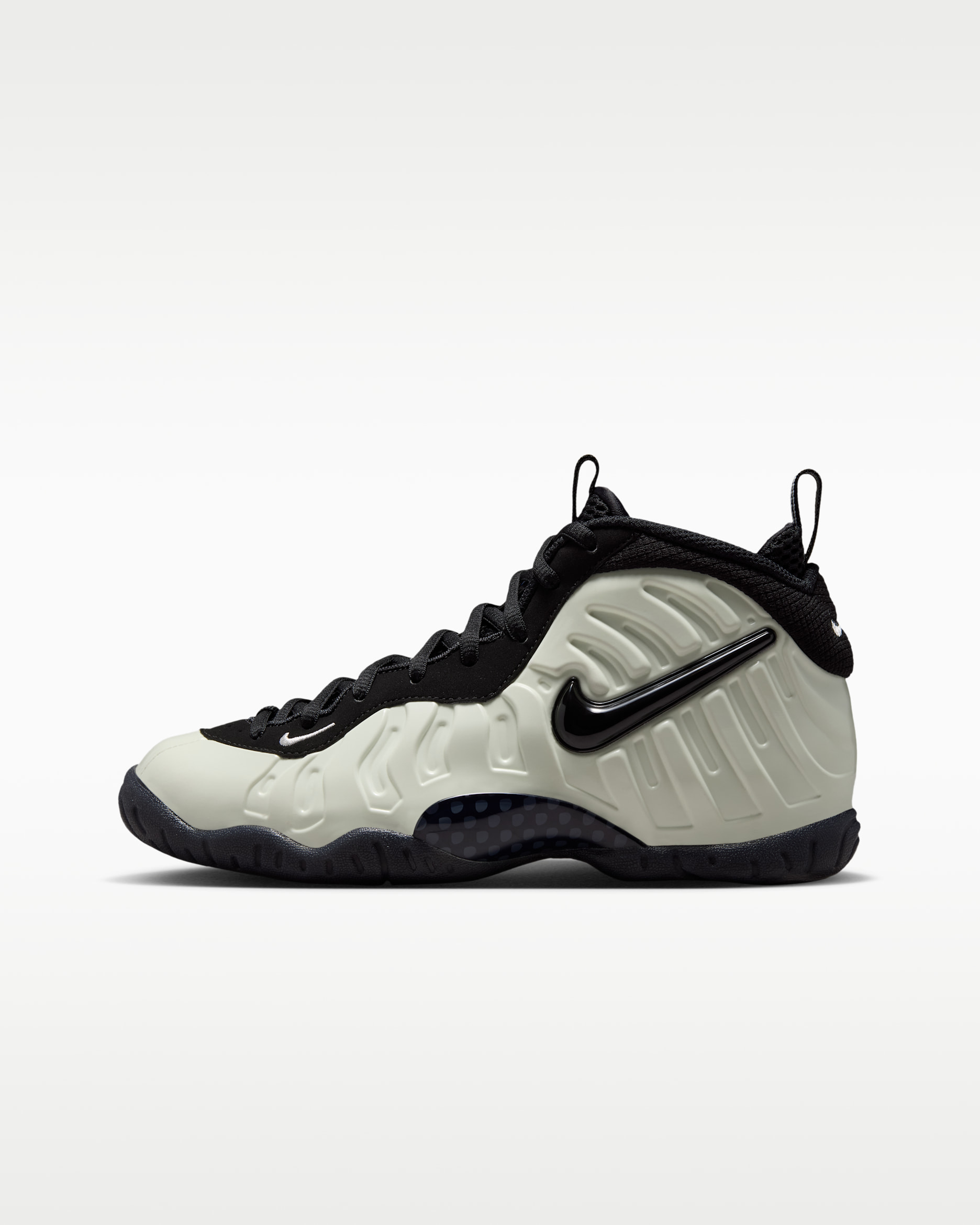 Nike Little Posite Pro Premium — Summit White/Black