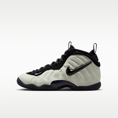 Nike Little Posite Pro Premium — Summit White/Black
