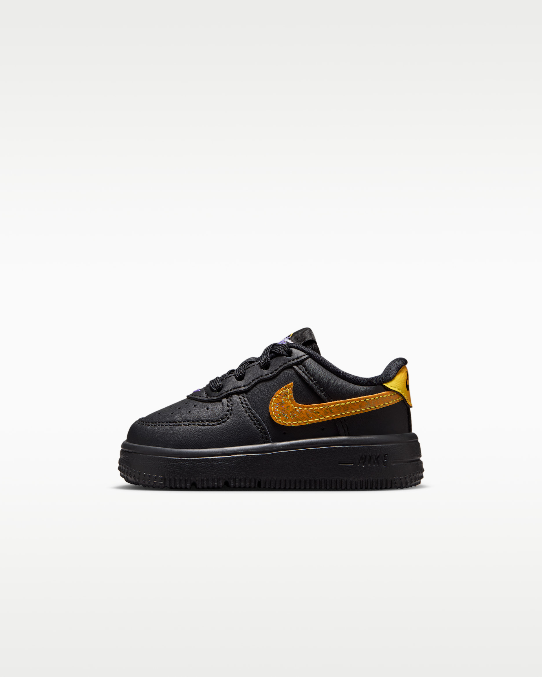 Nike Force 1 Low — Black/Laser Orange/Picante Red/Action Grape