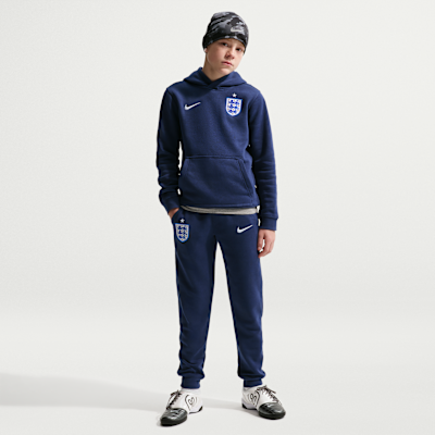 England Club Fleece — Midnight Navy/White