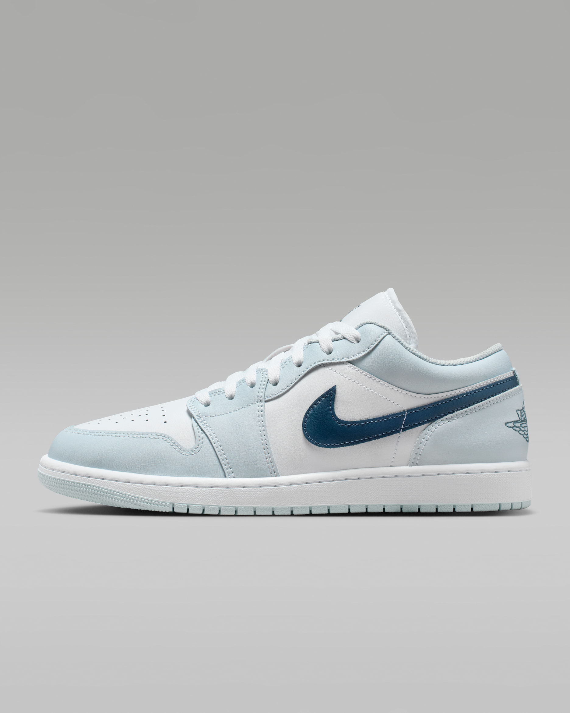 Air Jordan 1 Low — Aura/White/Squadron Blue