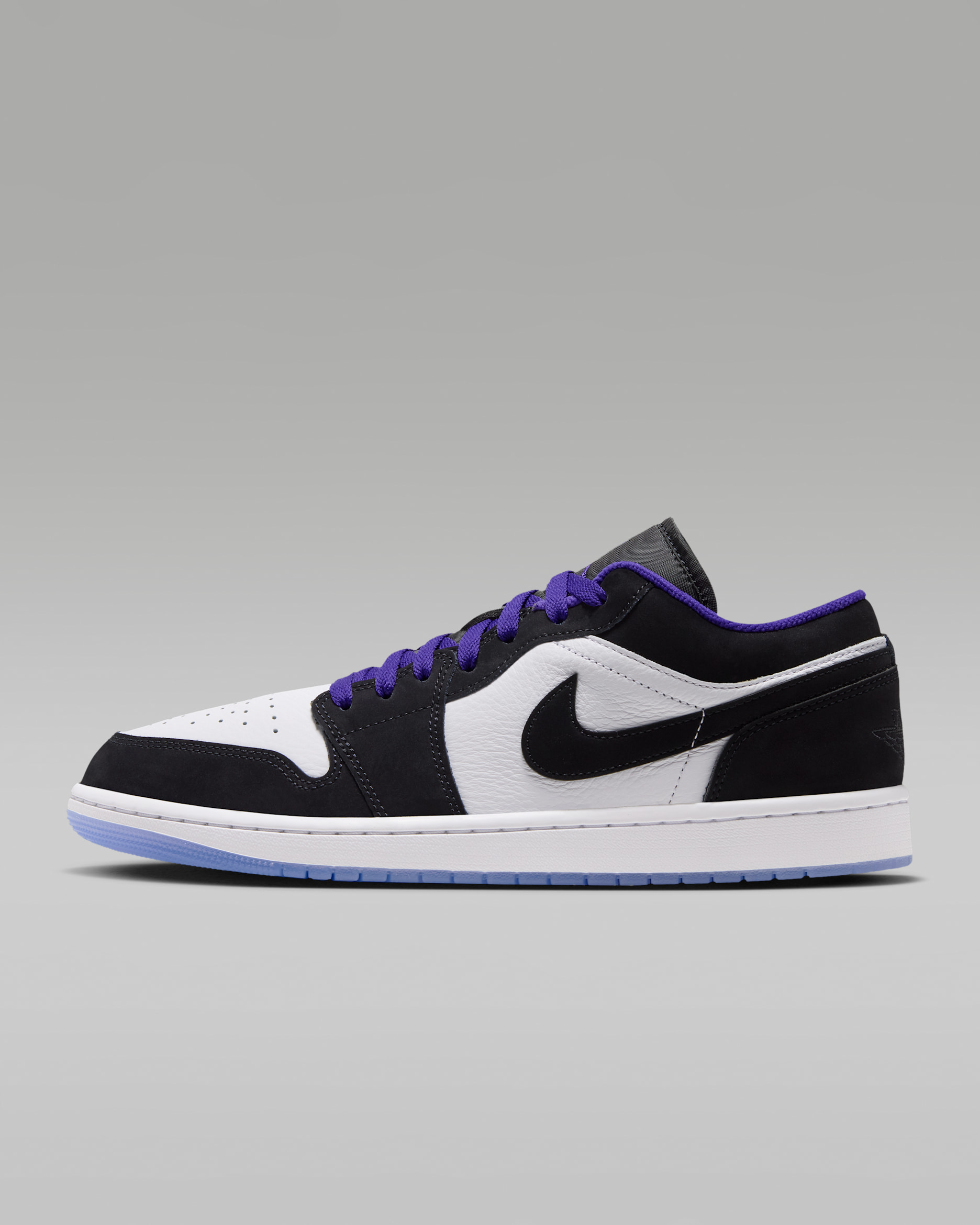 Air Jordan 1 Low — White/Dark Concord/Black
