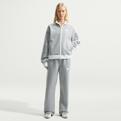 Nike Studio Fleece Medium Weight 'Nike Run Club' — Dark Grey Heather/Sail/Sail