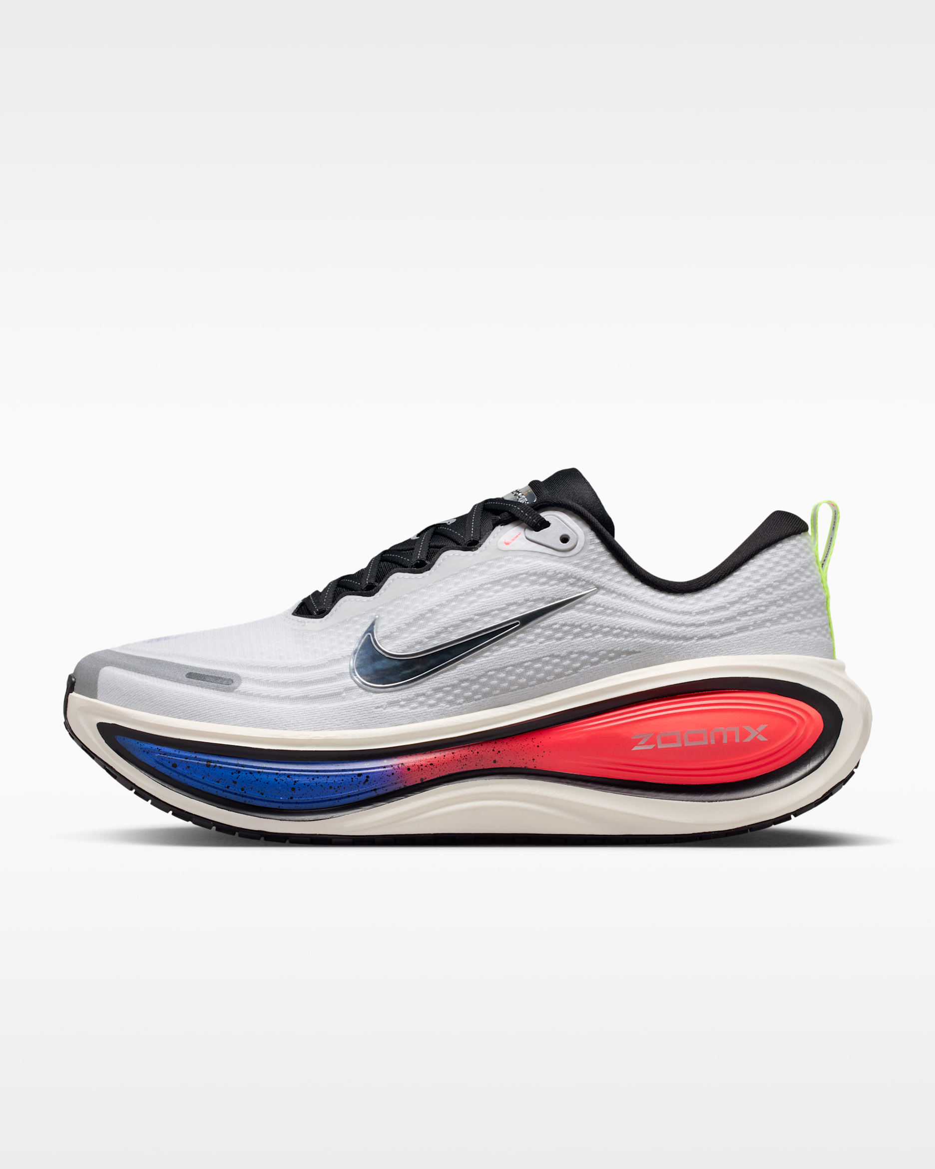 Nike Vomero Plus — White/Black/Racer Blue/Metallic Silver