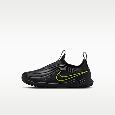 Nike Jr. Tiempo Maestro Flex — Black/Volt/Black