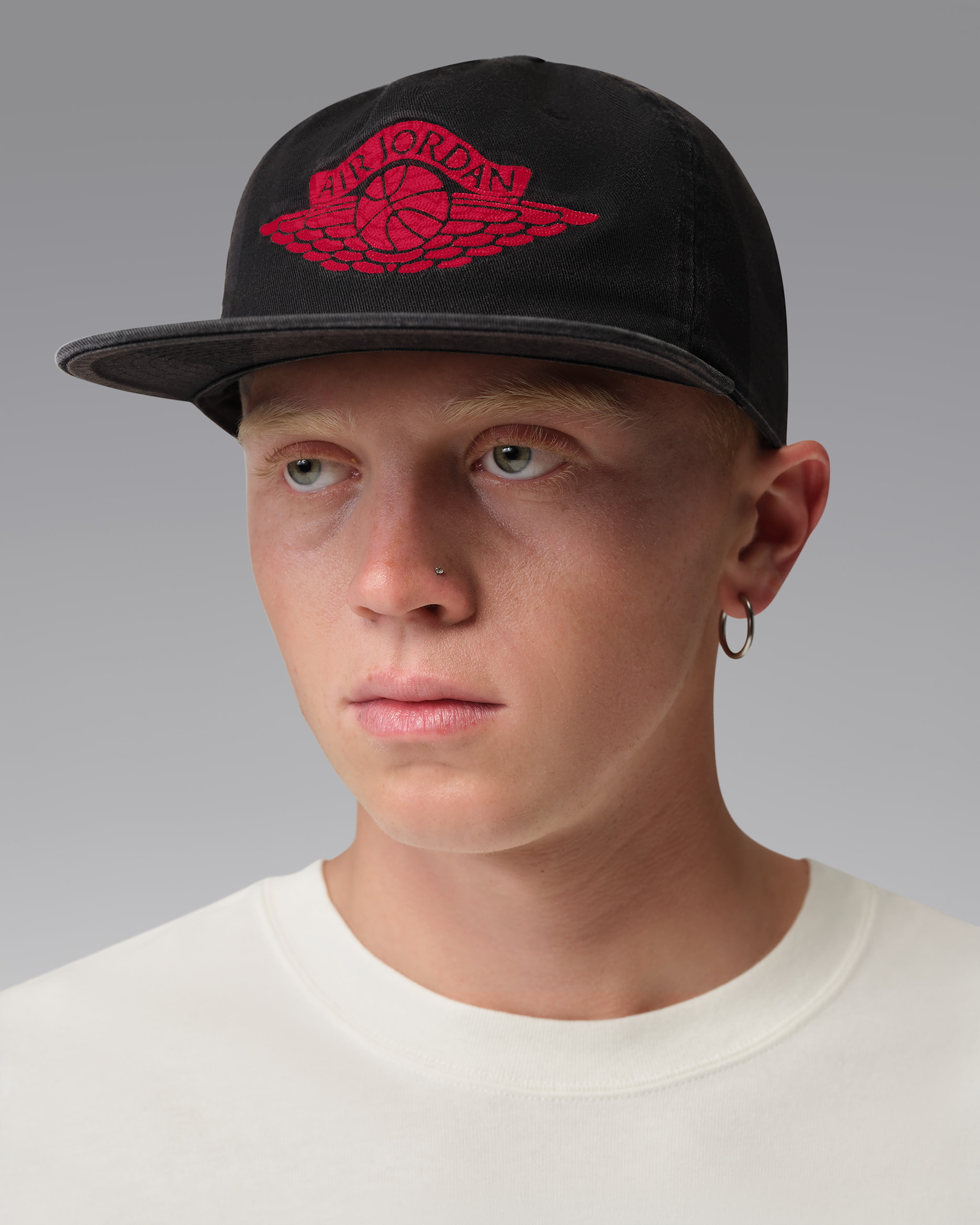 Jordan Pro — Black/University Red