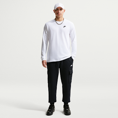 Nike Club — Black/Black/White