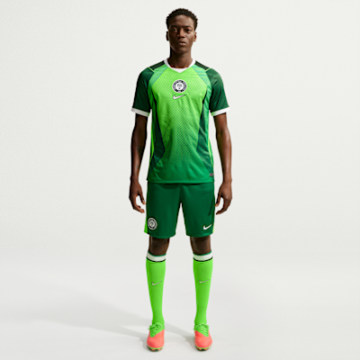 Nigeria 2026 Stadium Home — Pine Green/Electric Green/White