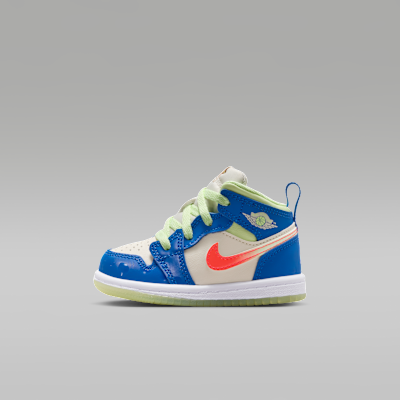 Jordan 1 Mid SE — Game Royal/Barely Volt/Infrared 23/Pale Ivory