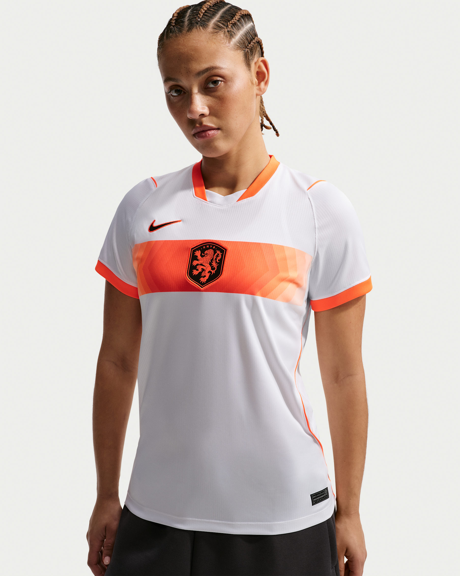 Netherlands National Team 2026 Stadium Away — White/Hyper Crimson/Black