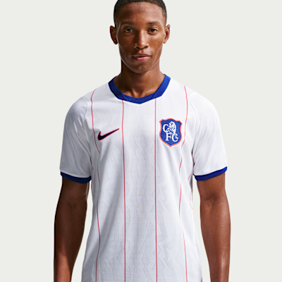 Chelsea F.C. 2026/27 Stadium Third — White/Rush Blue/Global Red/Rush Blue