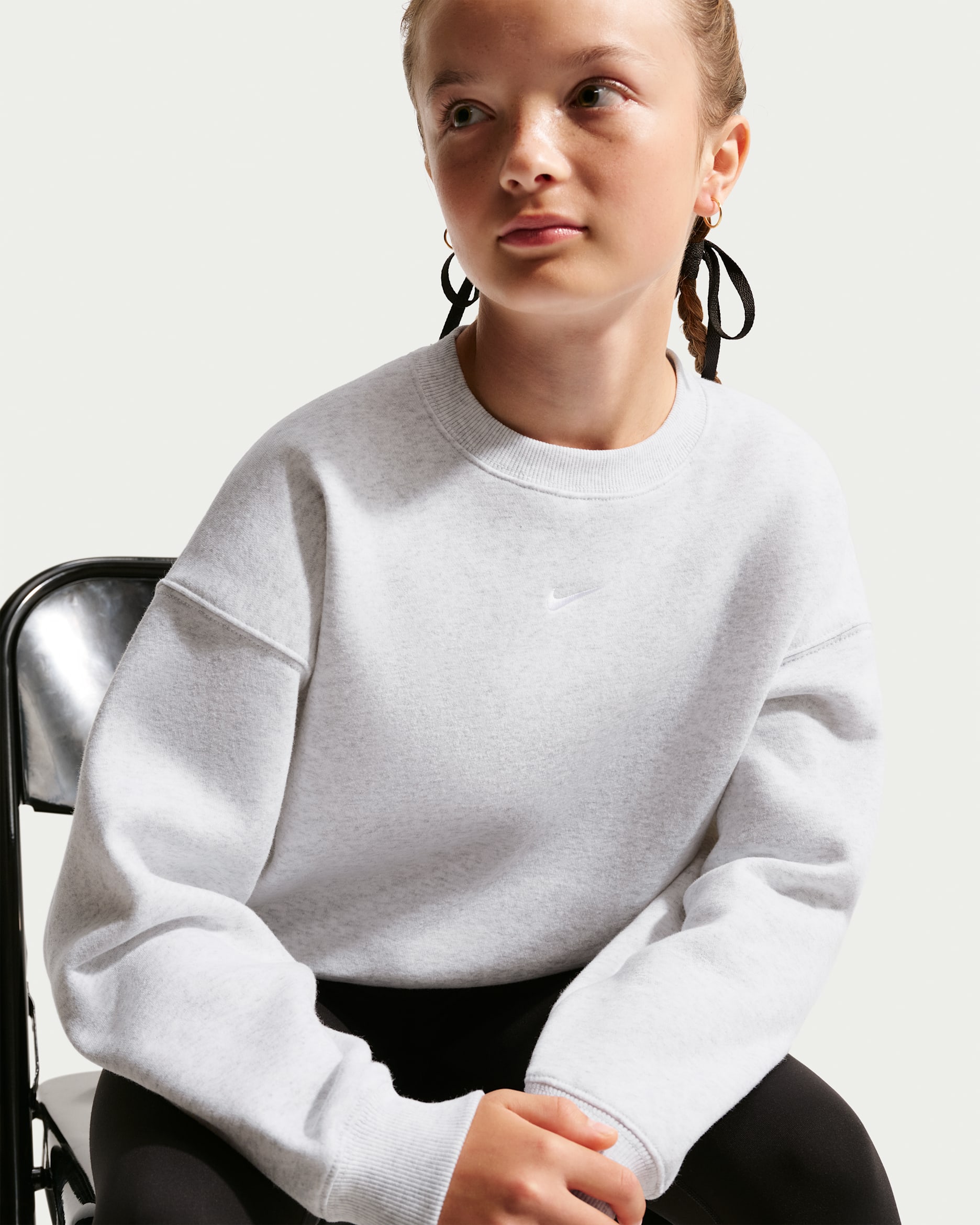 Nike Sportswear Studio — Birch Heather/White