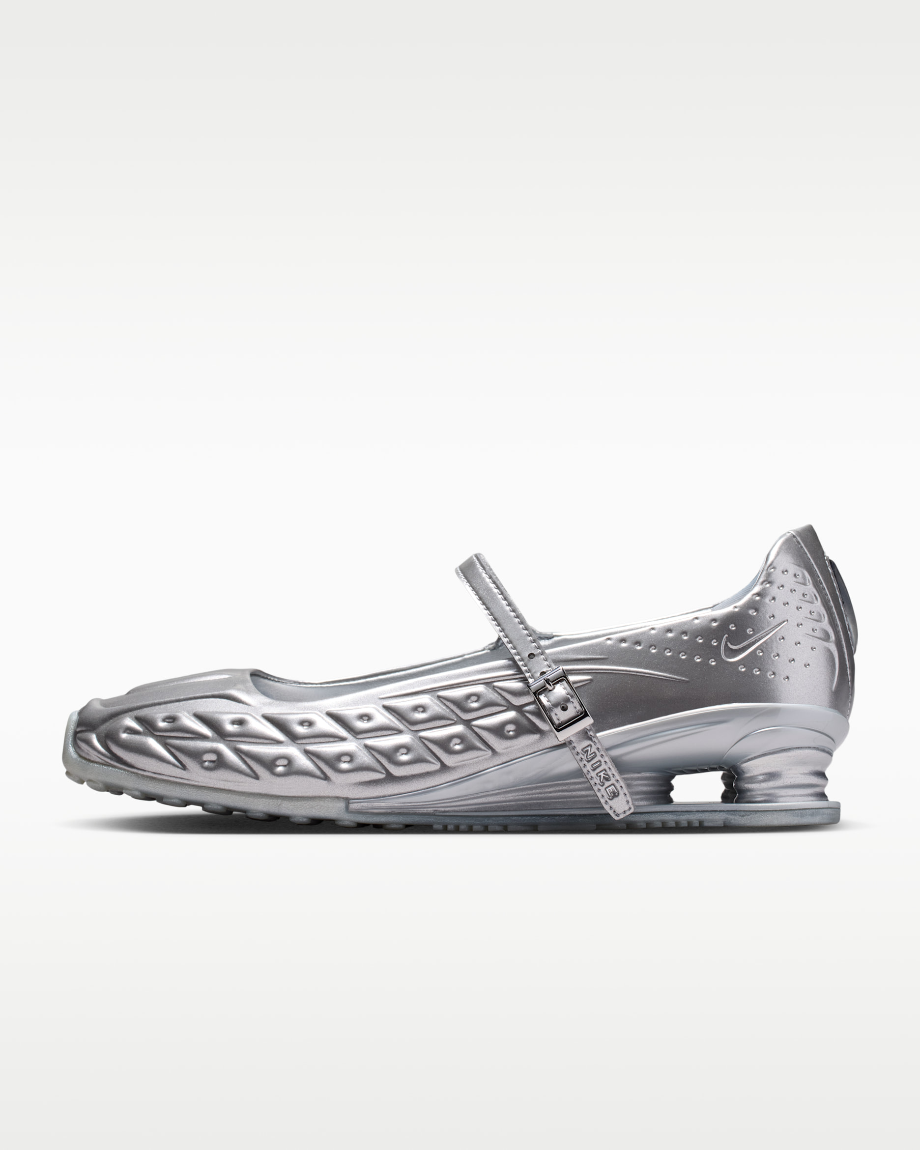 Nike Shox Z Calistra — Metallic Silver/Flat Silver/Metallic Silver