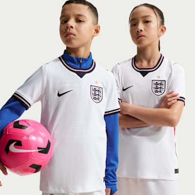 England National Team 2026 Stadium Home — White/Speed Red/Obsidian/Obsidian