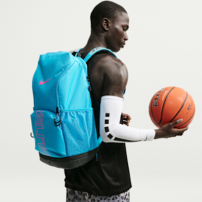 Nike Varsity Elite — Light Current Blue/Black/Laser Fuchsia