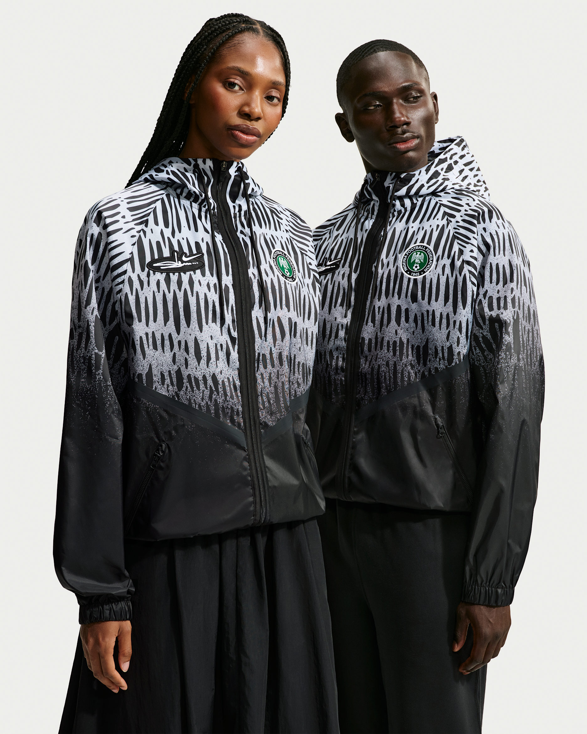 Nike x Nigeria x Slawn — Black/White