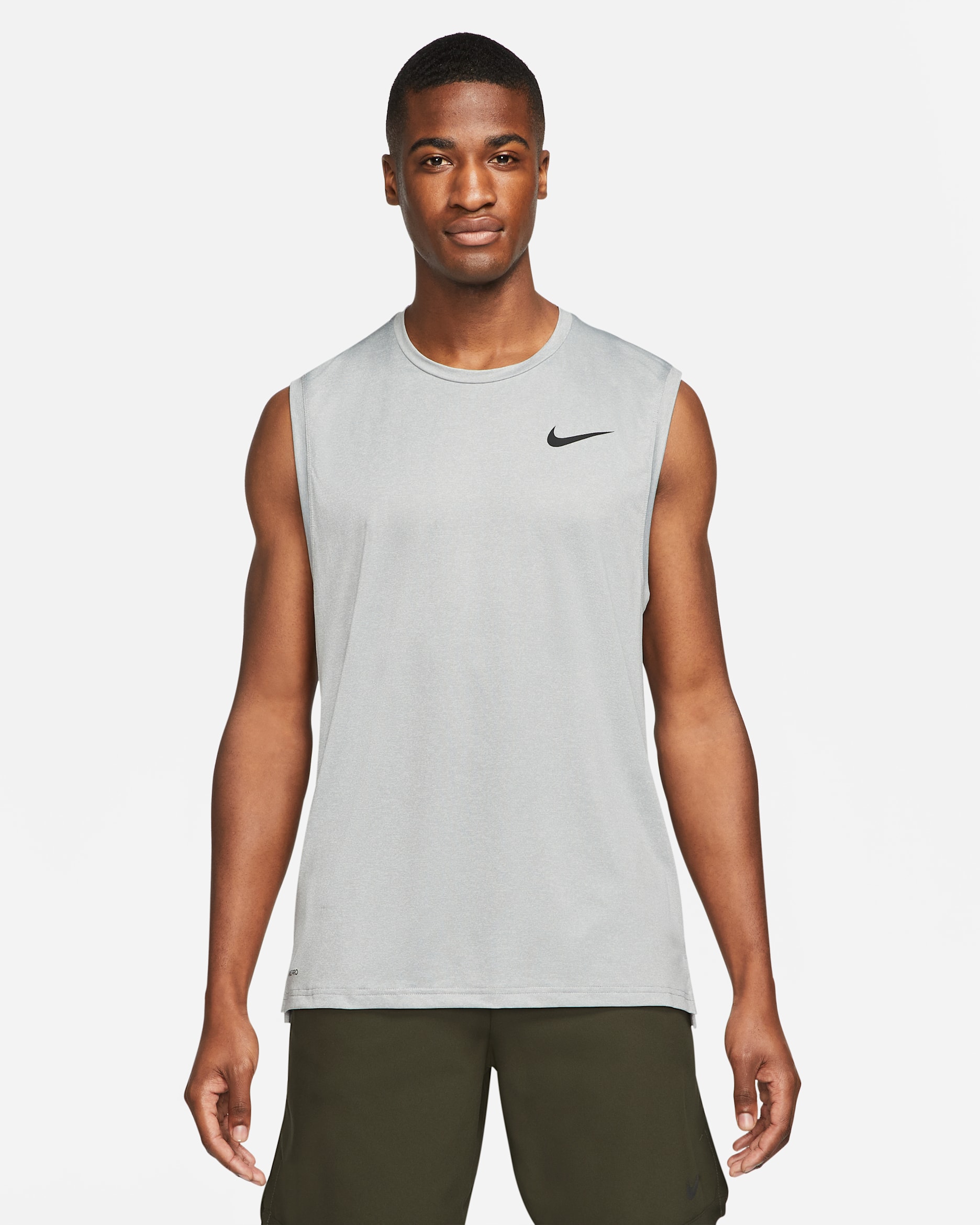 Nike Pro Dri-FIT — Particle Grey/Grey Fog/Heather/Black