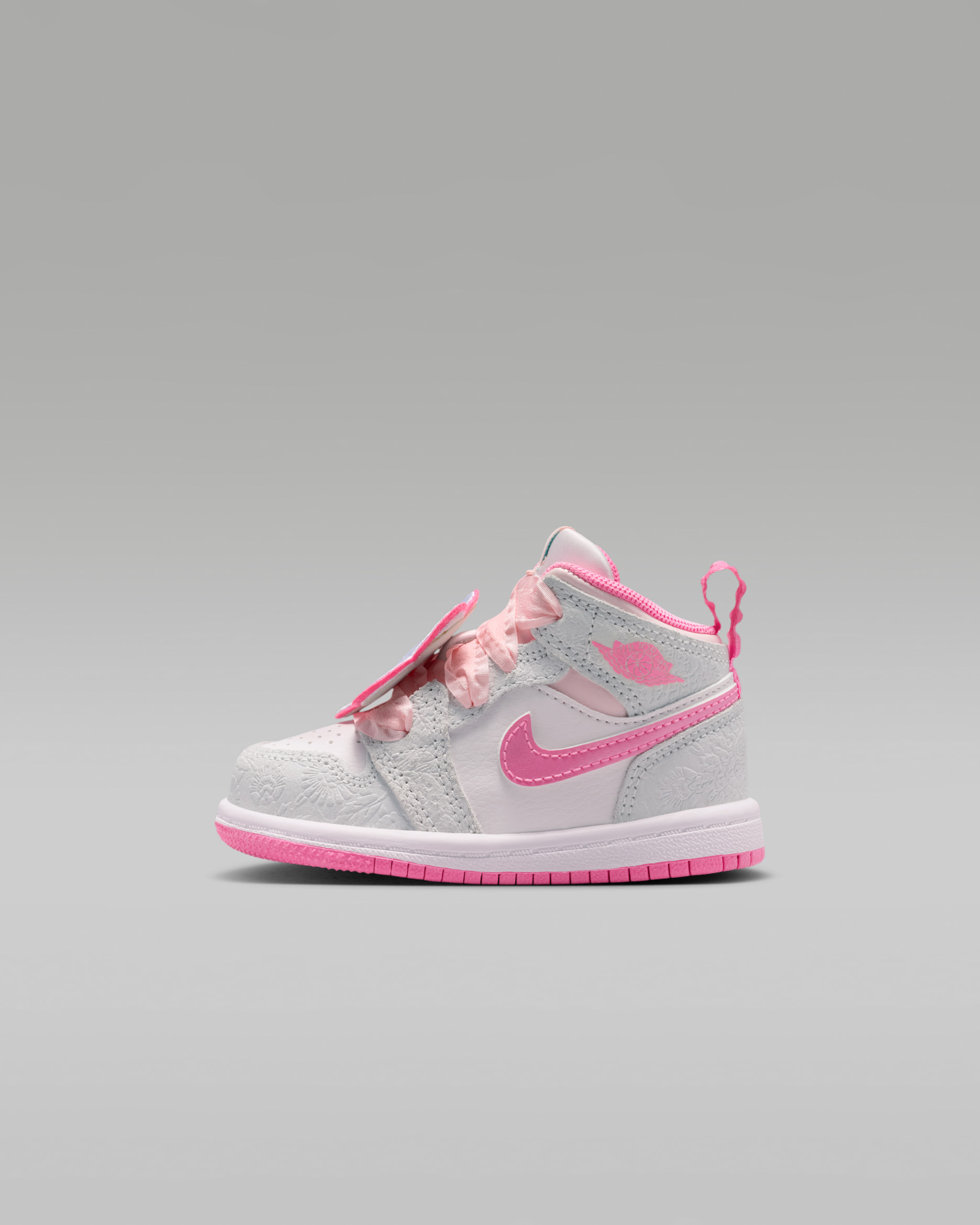 Jordan 1 Mid SE — Vast Grey/Pearl Pink/Pink Bloom/Pink Glow