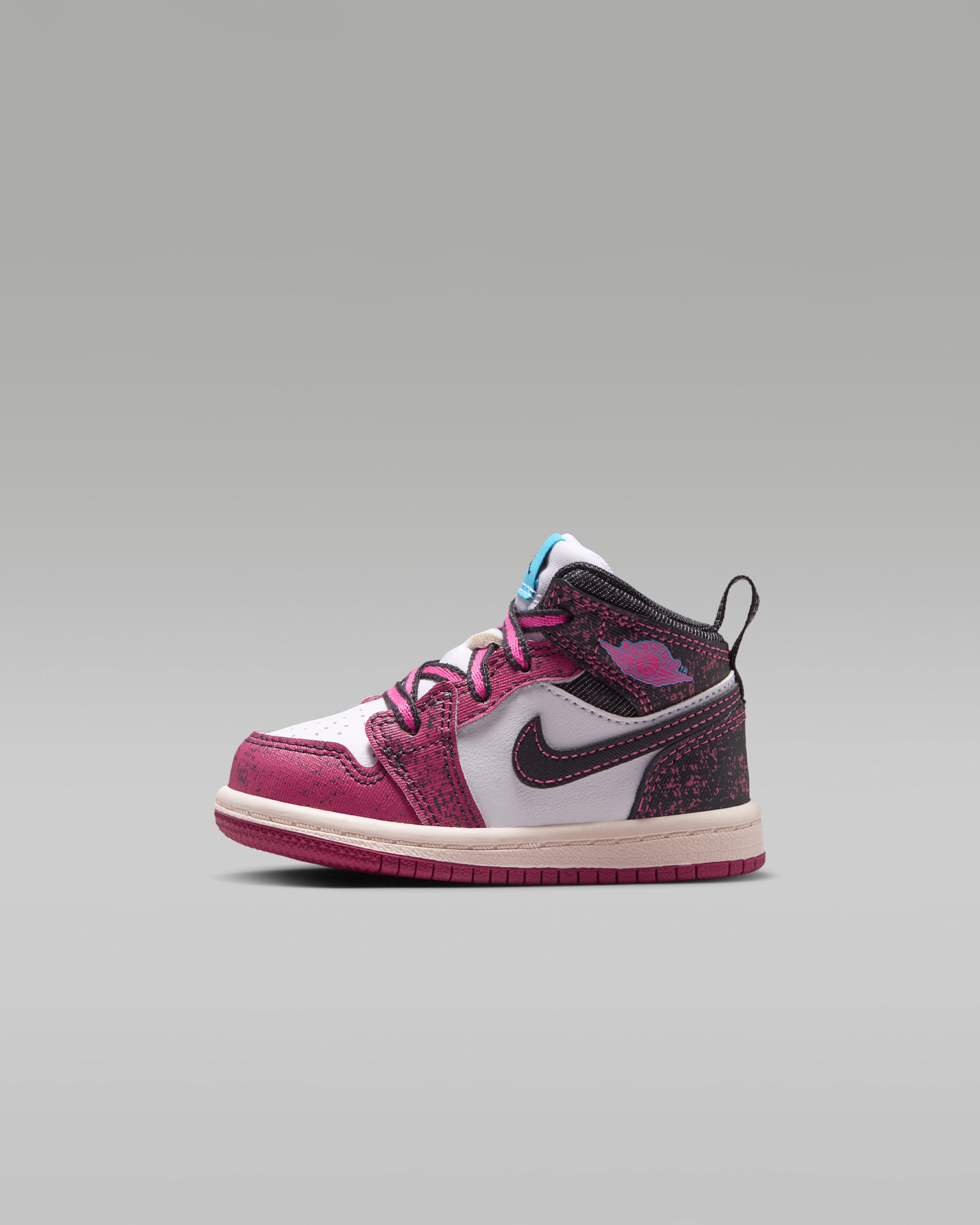 Jordan 1 Mid SE — Sweet Beet/Off-Noir/White/Desert Pink