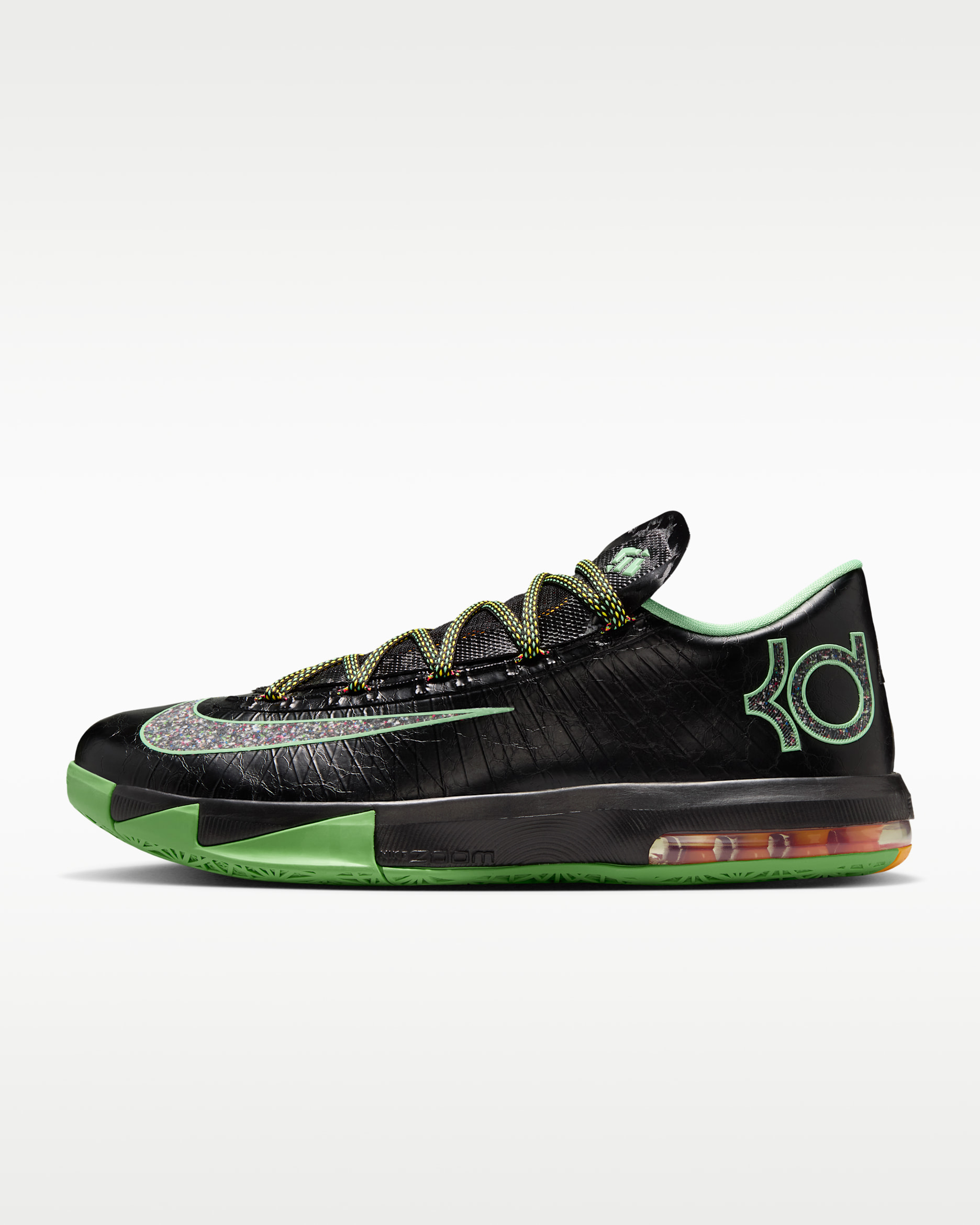 KD 6 — Black/Light Lucid Green/Multi-Colour