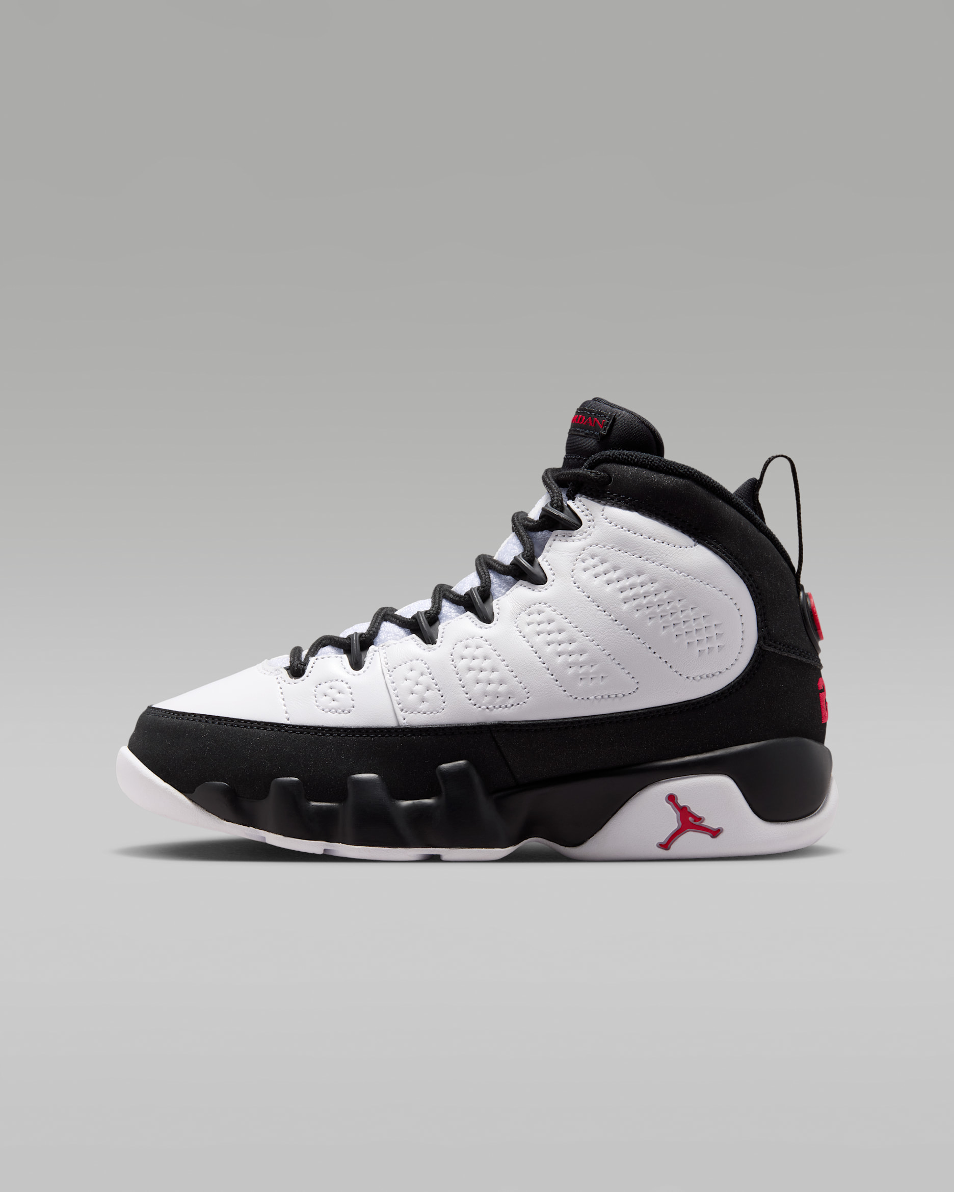 Air Jordan 9 Retro — White/Black/True Red