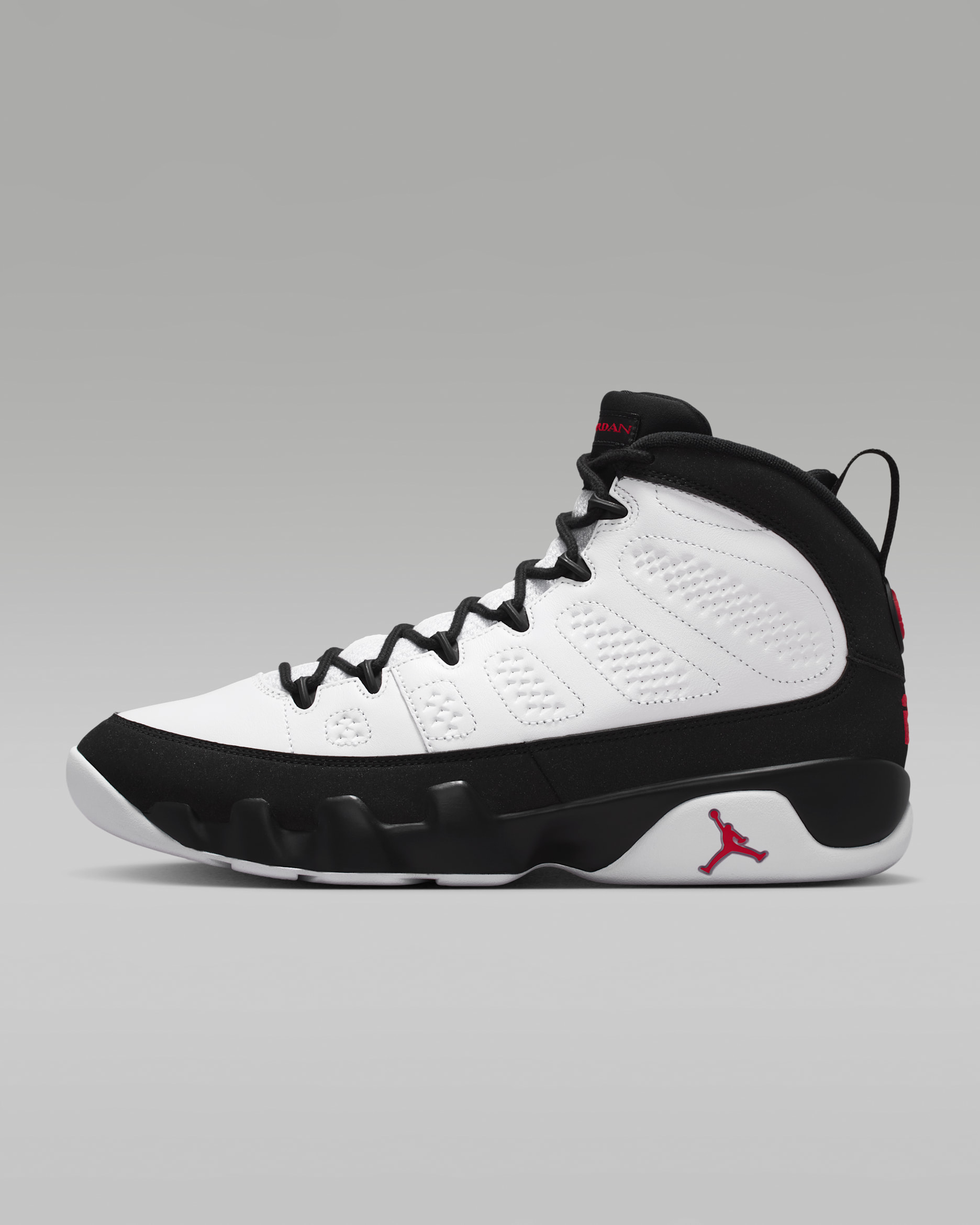 Air Jordan 9 Retro OG — White/Black/True Red