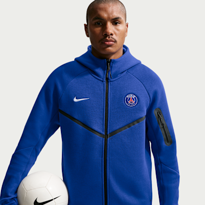 Paris Saint-Germain Tech Fleece Windrunner — Old Royal/White