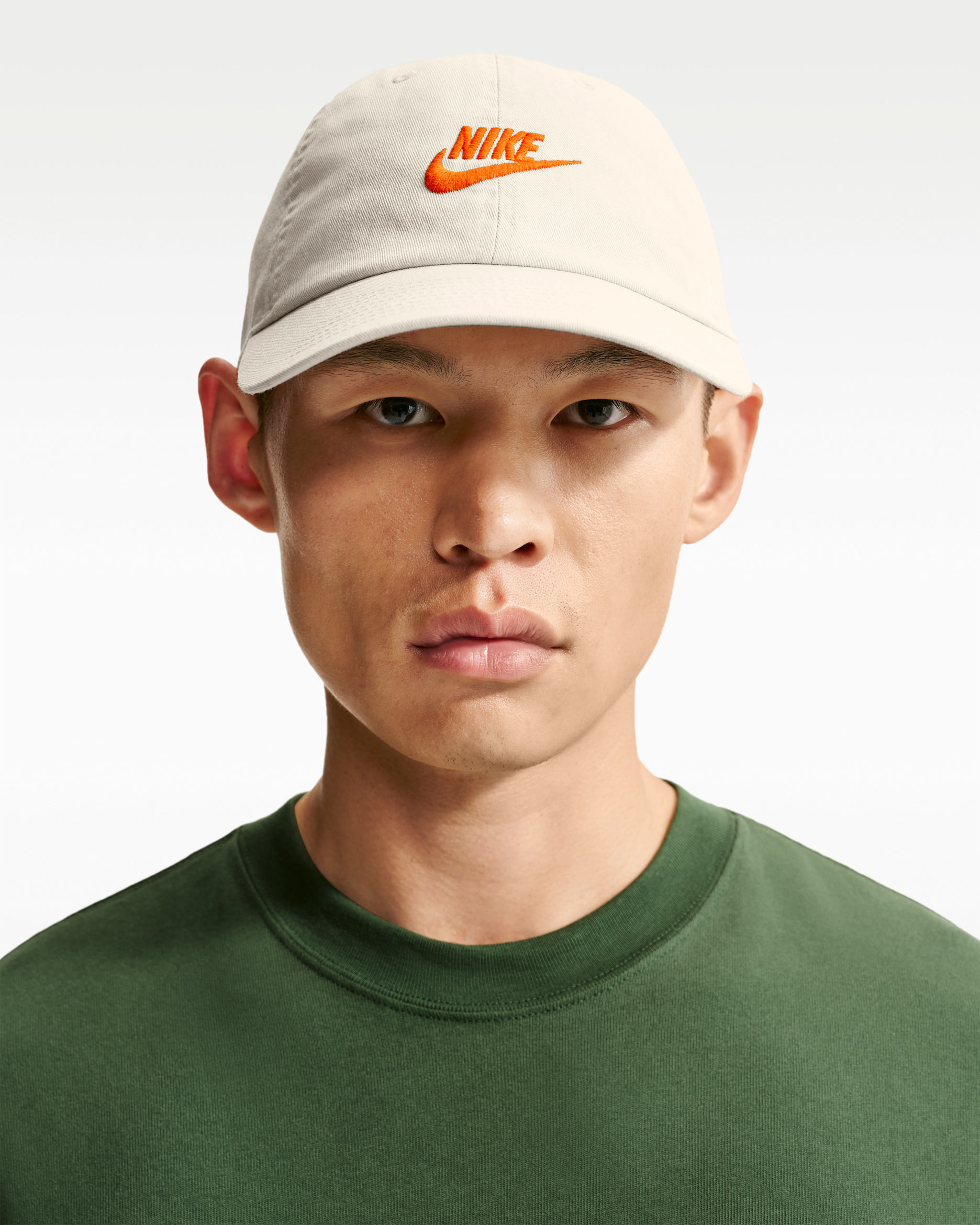 Nike Club — Light Bone/Safety Orange