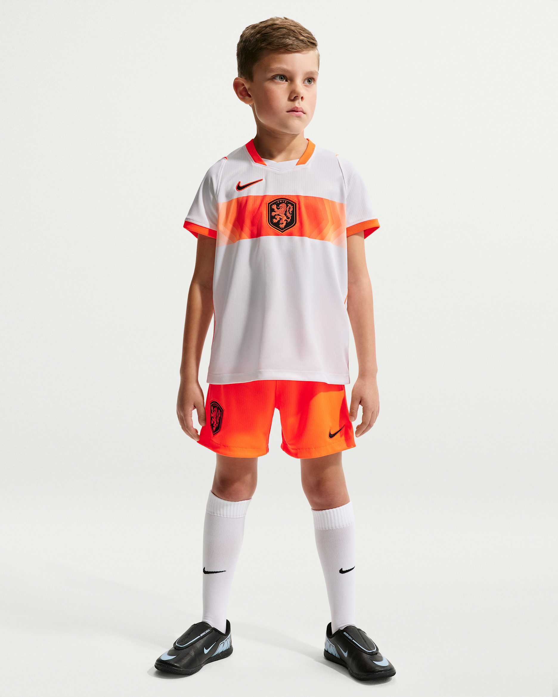 Netherlands 2026 Stadium Away — White/Hyper Crimson/Black