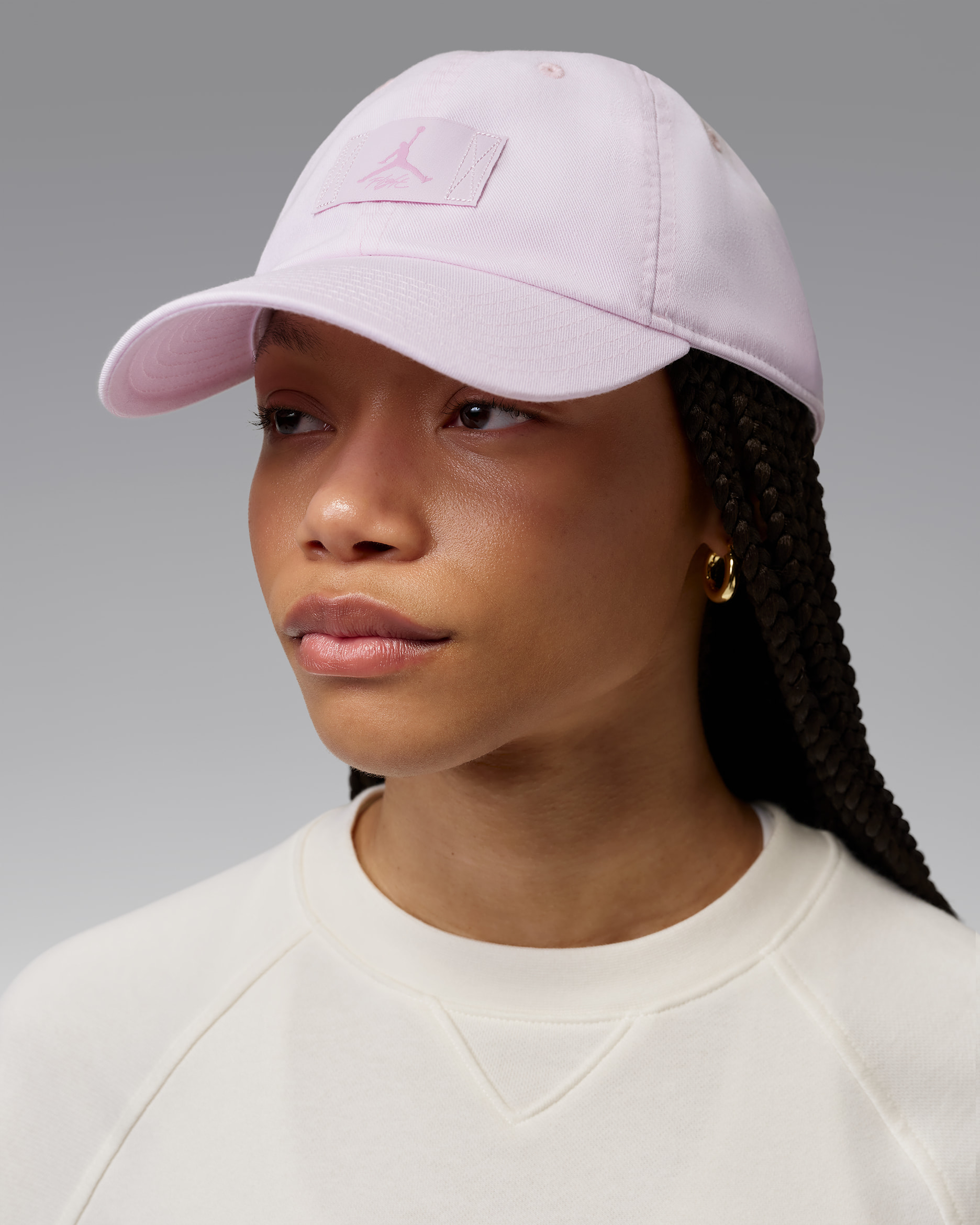Jordan Club Cap — Pearl Pink/Iced Carmine