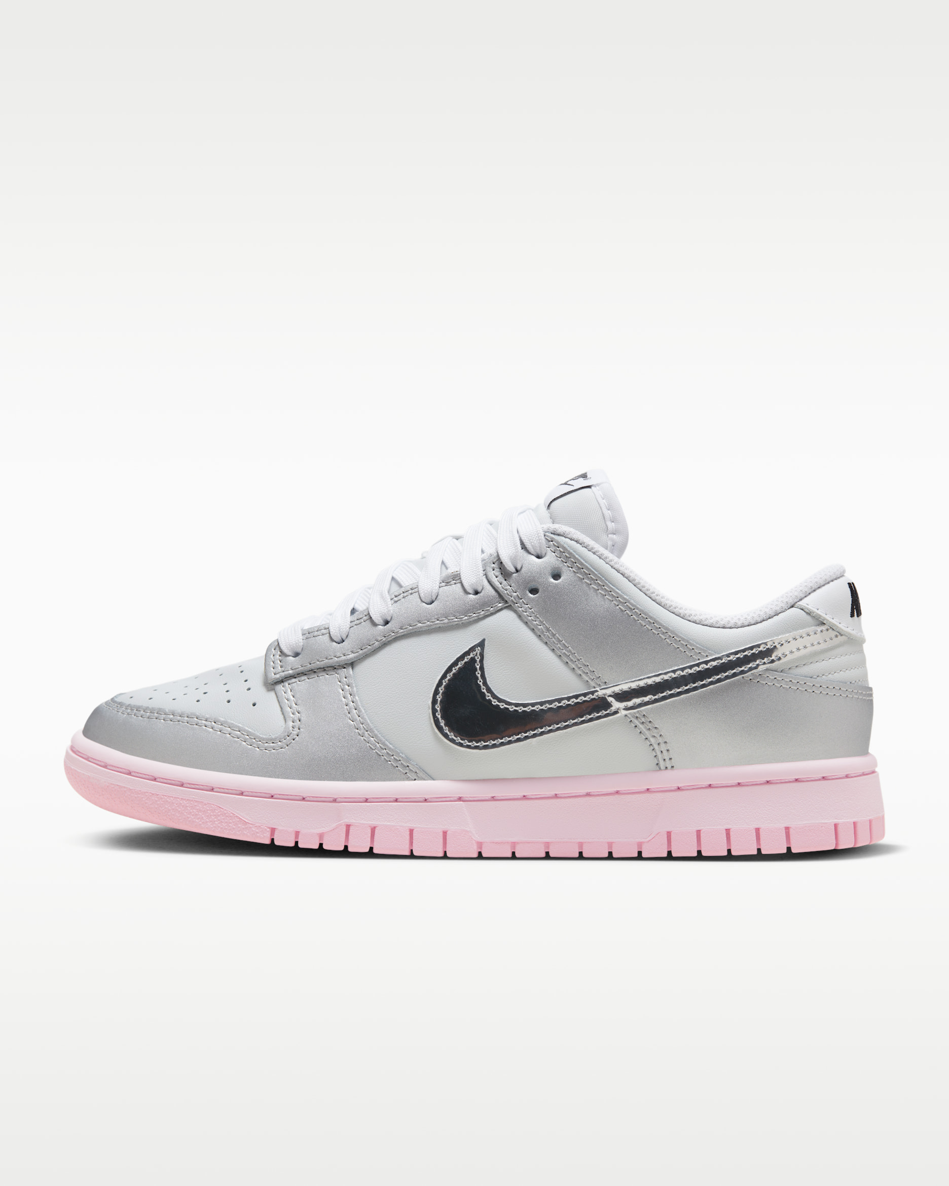 Nike Dunk Low LX — Photon Dust/Pink Foam/Medium Soft Pink/Metallic Silver