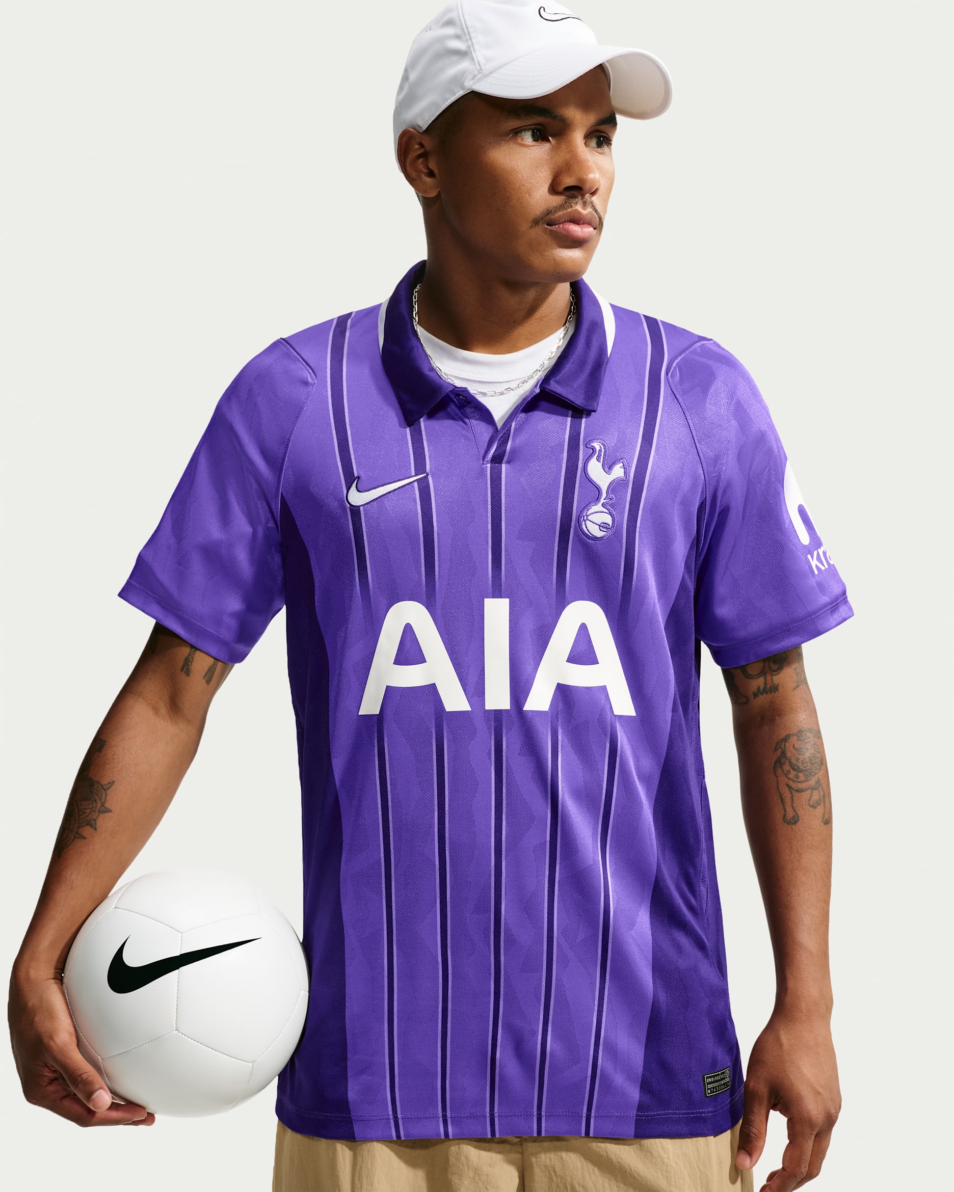 Tottenham Hotspur 2026/27 Stadium Third — Psychic Purple/New Orchid/White