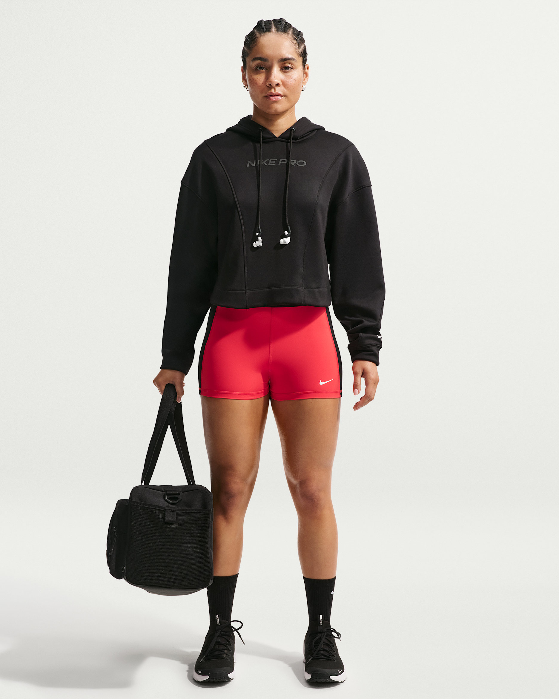 Nike Pro Sculpt — Light Crimson/Black/White