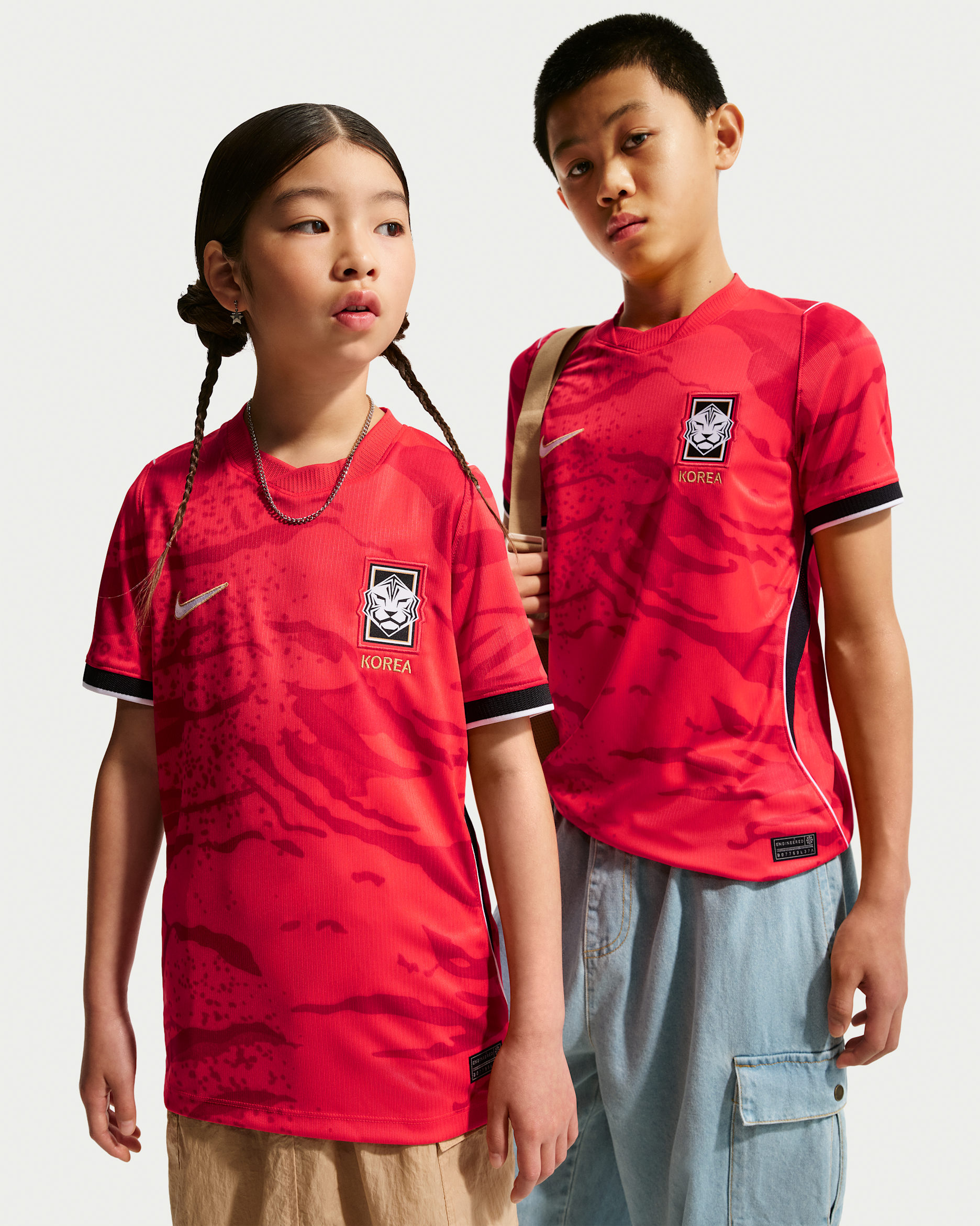 South Korea National Team 2026 Stadium Home — Global Red/Black/White/Club Gold