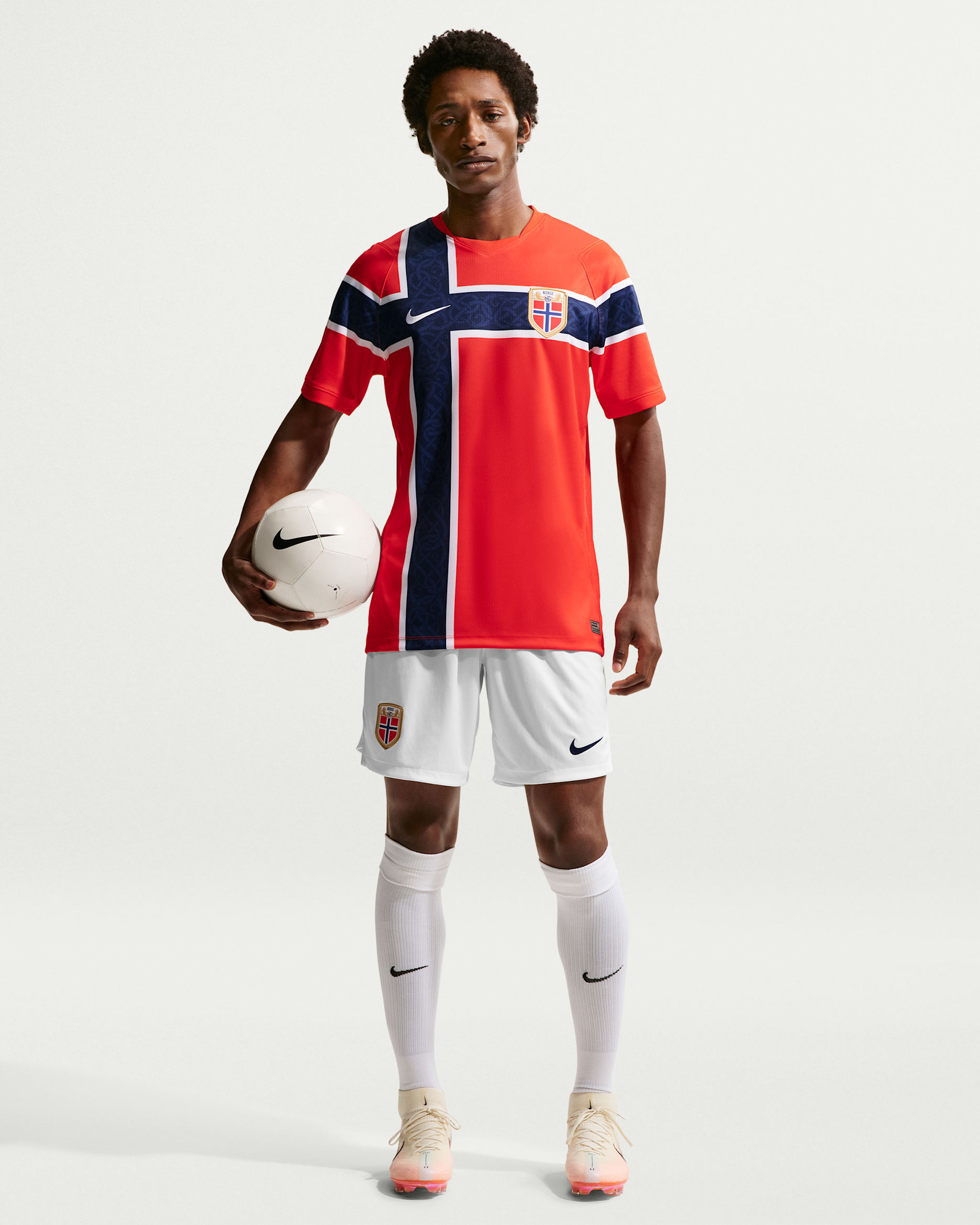 Norway 2026 Stadium Home — White/White/Blue Void