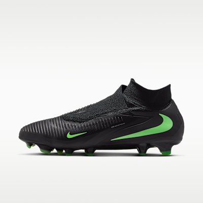 Nike Phantom 6 High Pro — Black/Black/Illusion Green