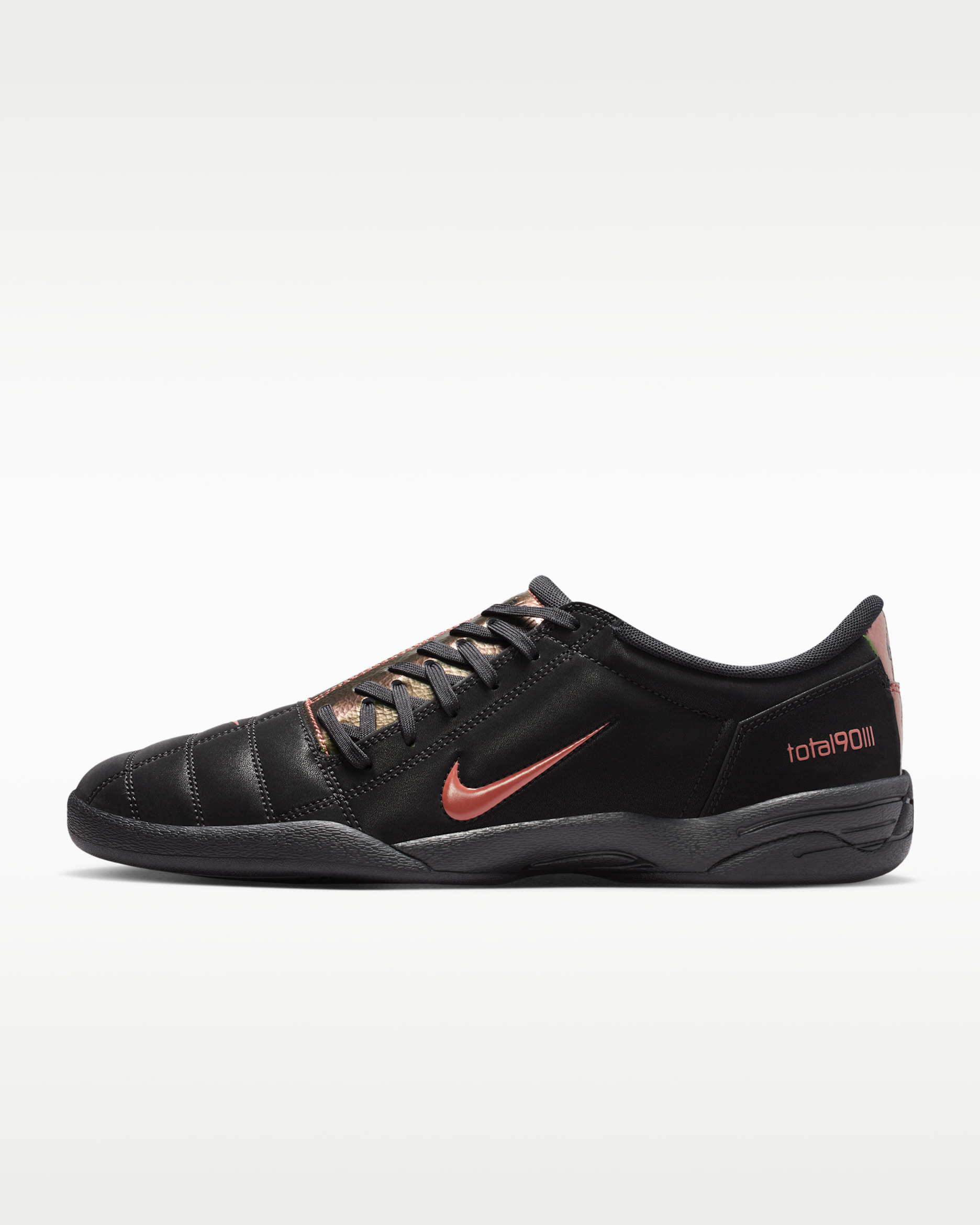 Nike Total 90 Premium Tiempo — Black/Black/Red Sepia