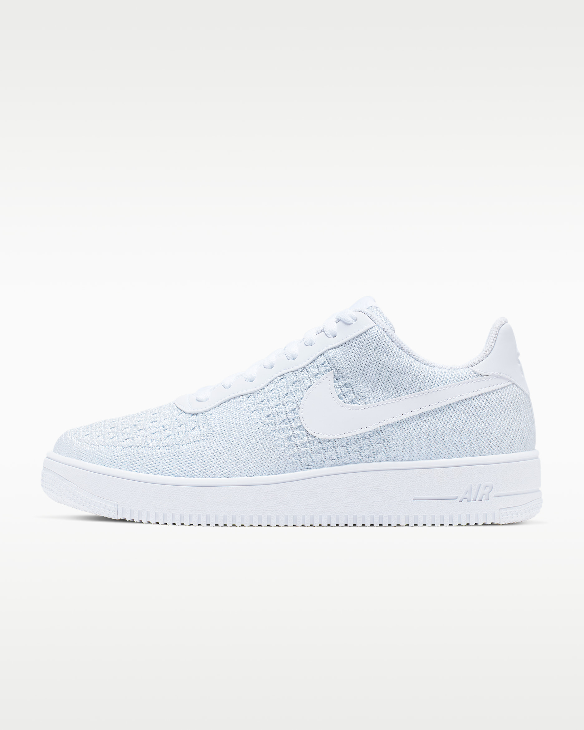 Nike Air Force 1 Flyknit 2.0 — White/Pure Platinum/White/Pure Platinum