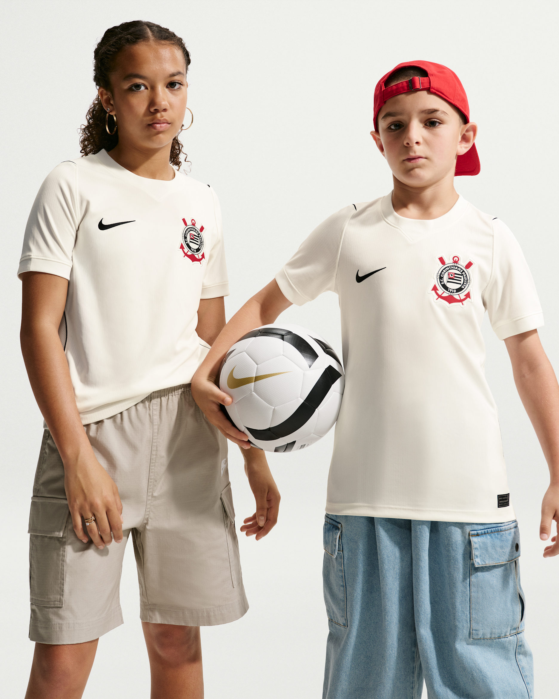 S.C. Corinthians 2026/27 Stadium Home — Sail/Black/Black